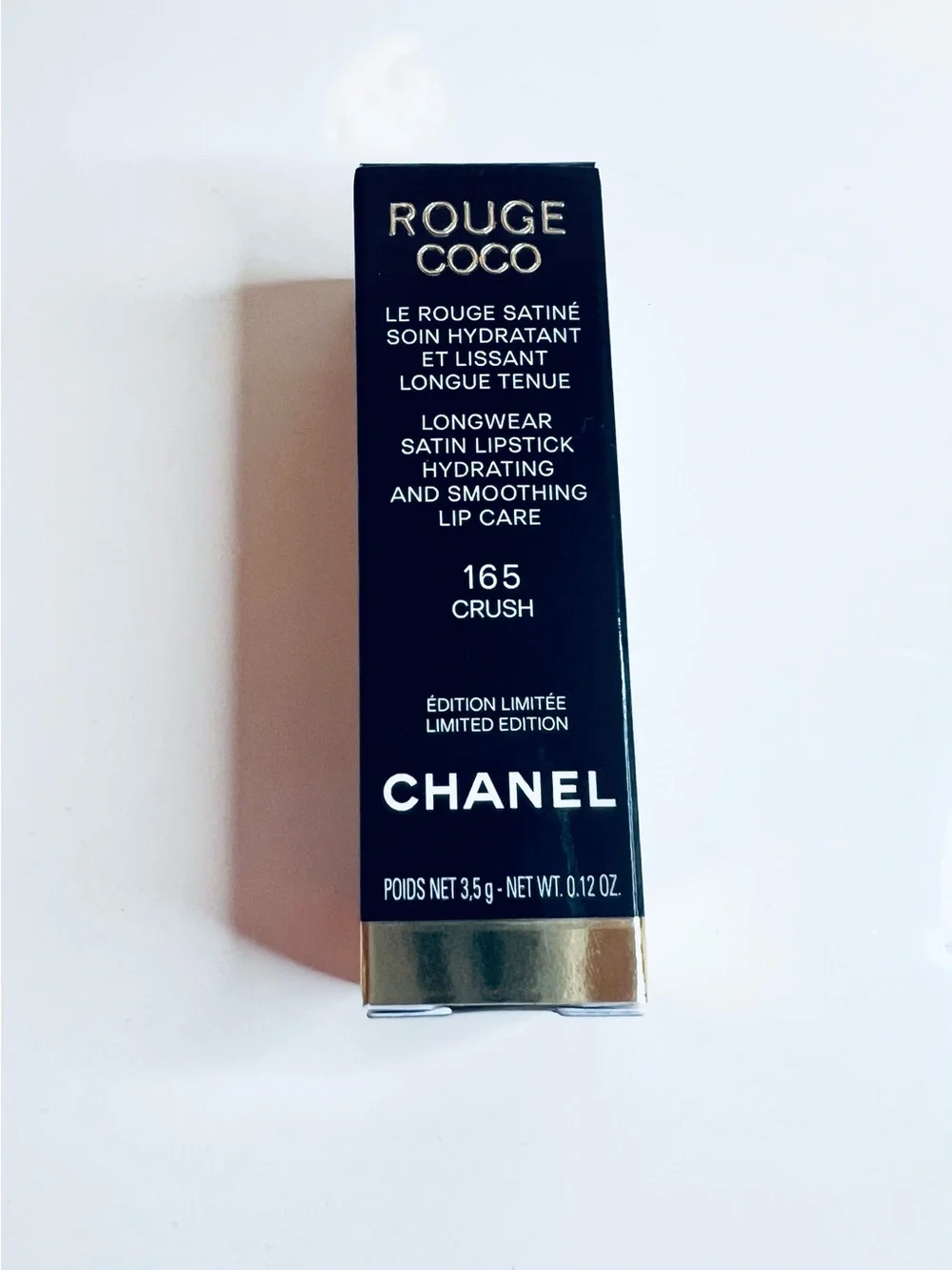 ✨New Chanel Rouge Coco #165 “Crush” Satin Hydrating Lipstick Limited Edition✨